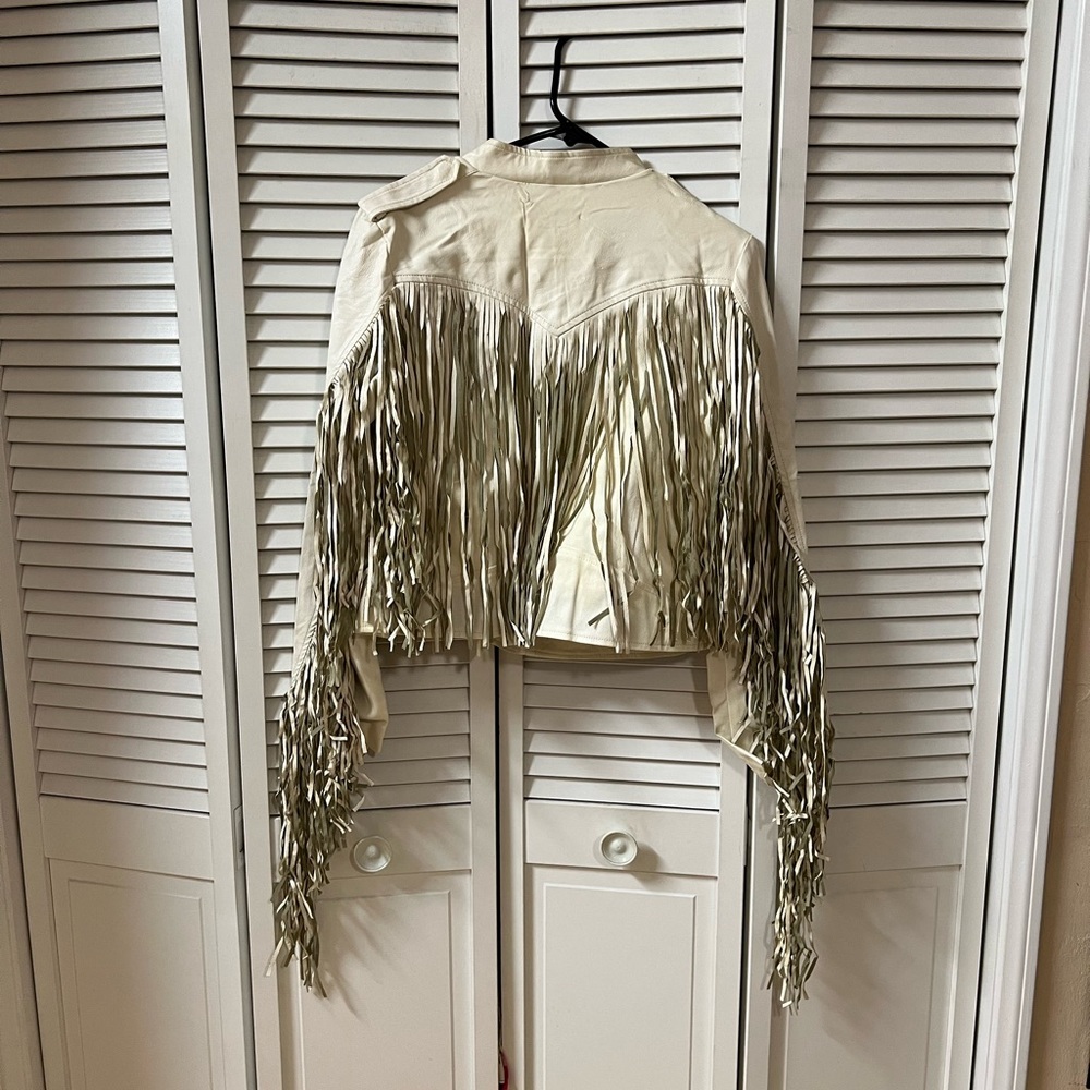 Some Days Lovin “Dex” Leatherette Fringe Jacket - Picture 13 of 16